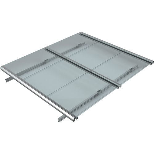 Solar-Montagesystem für Flachdach - HELIOS RC3 - Dome Solar - für Montage im Hochformat / aus Aluminium / aus Edelstahl