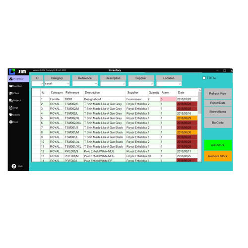 Lagerhaltungssoftware - SIM - SOLTI - Industrie