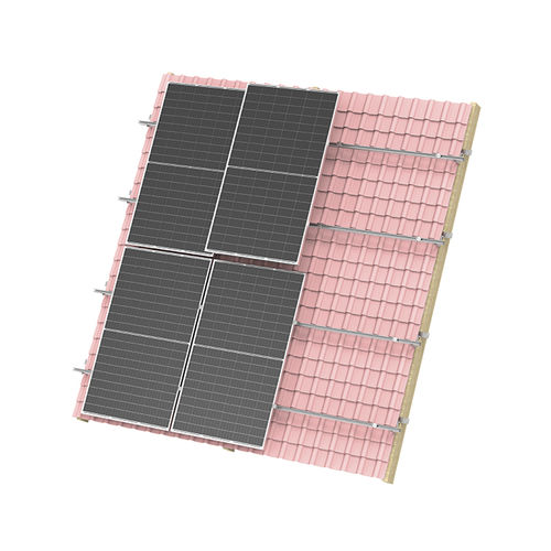 Solar-Montagesystem / Ziegeldach - TILE ROOF - Xiamen Hopergy Photovoltaic Technology Co., Ltd. - für Montage im Hochformat