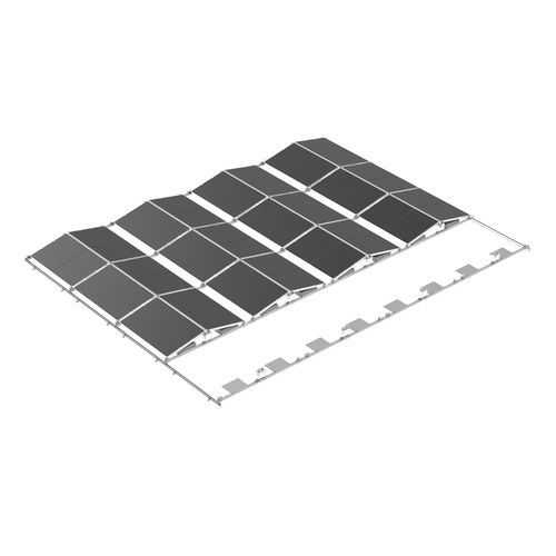 Solar-Montagesystem / Aufdach - EAST WEST - Xiamen Hopergy Photovoltaic Technology Co., Ltd. - für Montage im Querformat