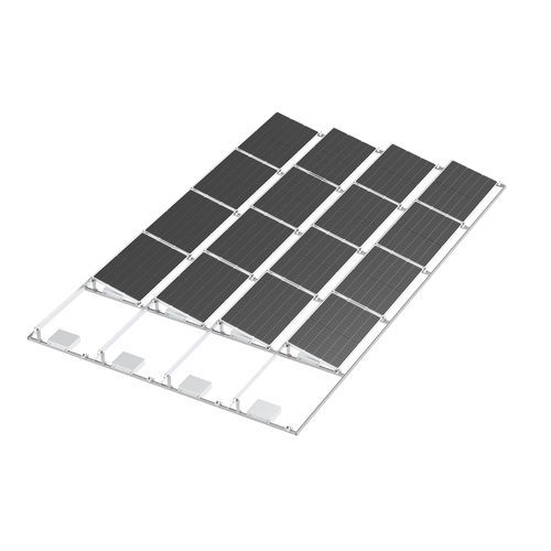 Solar-Montagesystem für Flachdach - BALLAST  - Xiamen Hopergy Photovoltaic Technology Co., Ltd. - für Montage im Querformat