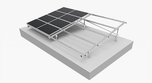 Solar-Montagesystem / Freiland - Xiamen Grace Solar New Energy Technology Co., Ltd. - für Montage im Querformat / aus Aluminium