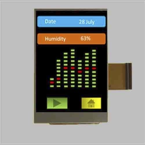 Displaymodul / TFT LCD - MLT026H51-R1 - Maclight Display Co., Limited - transreflektiv / 240 x 320 / 2,5"