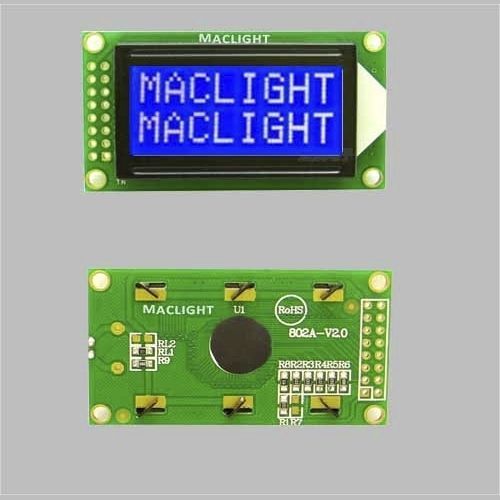 Displaymodul / LCD STN - MLC802Y-1 - Maclight Display Co., Limited - monochrom / zweizeilig / 8-bit MPU