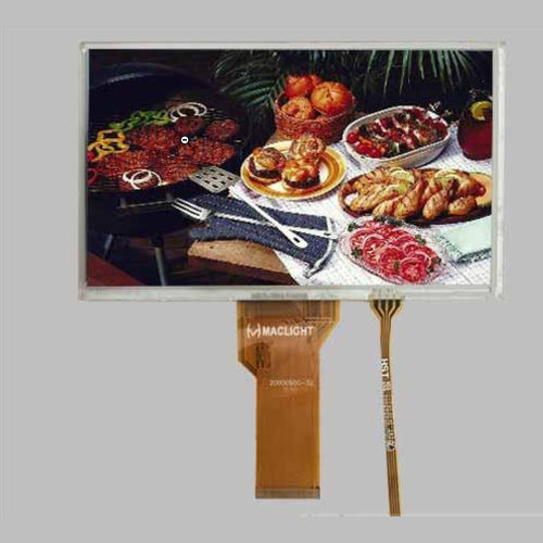 LED-Displaymodul - MLT070W50-T21 - Maclight Display Co., Limited - TFT LCD / mit resisitivem Touchscreen / 800 x 480