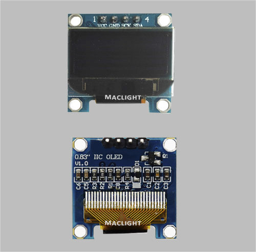 0,83"-Displaymodul - MLD083-9639D - Maclight Display Co., Limited - OLED / monochrom / 39 x 96