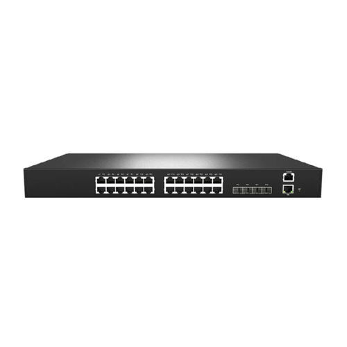 Ethernet-Switch / managed - S4300-28TS - JWIPC TECHNOLOGY CO., LTD. - 24 Ports / Netzwerkschicht 2 / Gigabit-Ethernet