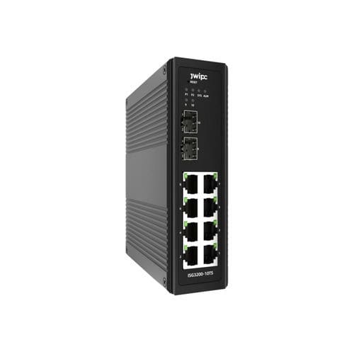 Ethernet-Switch / managed - ISG3200-10TS - JWIPC TECHNOLOGY CO., LTD. - 10 Ports / für DIN-Schiene / RJ45