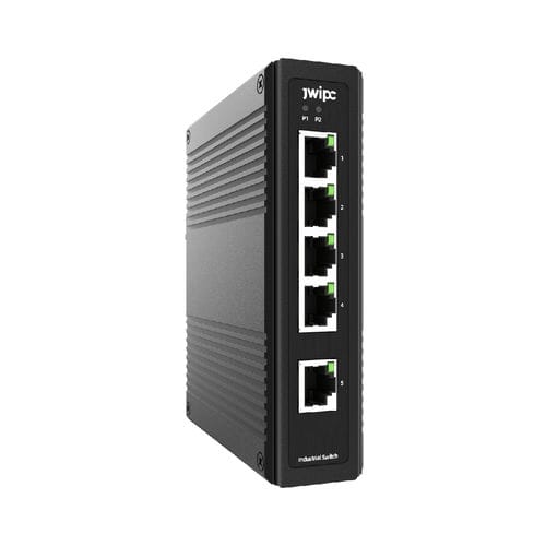 Ethernet-Switch / unmanaged - ISF105 - JWIPC TECHNOLOGY CO., LTD. - 5 Ports / 10/100BaseT(X) / für DIN-Schiene