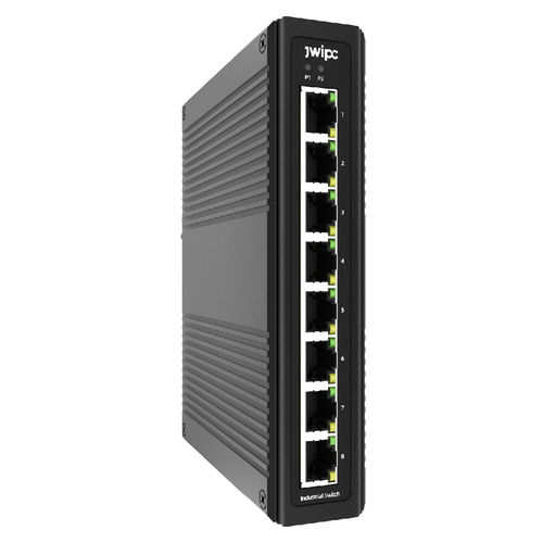 Ethernet-Switch / unmanaged - ISF108P - JWIPC TECHNOLOGY CO., LTD. - 8 Ports / für DIN-Schiene / PoE