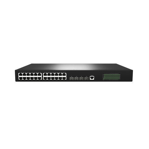 Ethernet-Switch / managed - S3200-28TF-P - JWIPC TECHNOLOGY CO., LTD. - 24 Ports / Gigabit-Ethernet / für Büroanwendungen