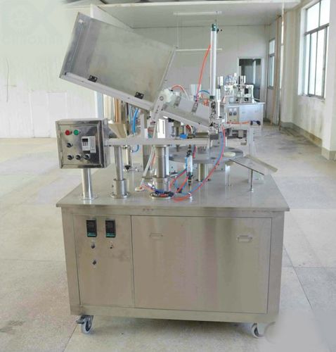 Abfüllmaschine mit Traysealer / für Tuben - TFS-01A - Guangzhou Chaoxian Packing Machine Co., Ltd. - automatisch / für Flüssigkeiten / für die Lebensmittelindustrie