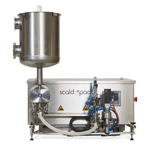 Halbautomatische Füll- und Verschließanlage - Smartfiller - Scaldopack NV - für Nahrungsmittel / Industrie