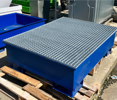Mehrzweck-Auffangwanne - Eurial - für IBC-Container / für schwere Lasten / für 3 Fässer