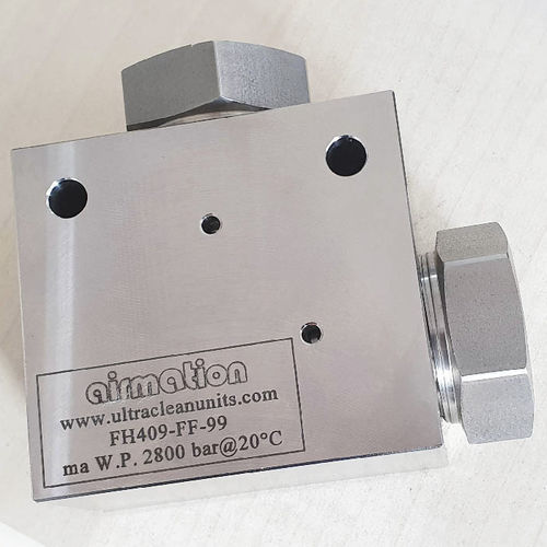 Hochdruckanschluss - FH409.FF-99 - Airmation ECP srl - hydraulisch / Gewinde / rechtwinkelig
