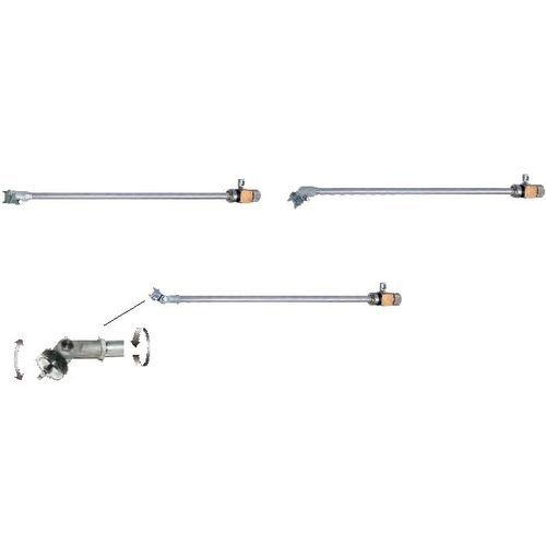 Pistole mit Verlängerung - PA110-PX series - Airmation ECP srl - Spritz / für Farbe / schwenkbarem Kopf