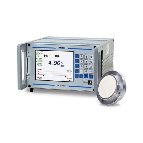 Feuchtigkeitsmessgerät für Schüttgut - HUMY 3000 - Mütec Instruments GmbH - kapazitiv / mit Digitalanzeige / Inline