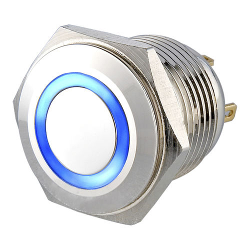 LED-beleuchteter Drucktaster - LS16 series - YUEQING DANPU ELECTRIC ( LANGIR ) CO.,LTD. - vandalismussicher / wasserdicht / IK09