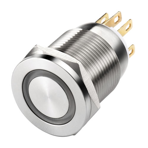 Wasserdichter Drucktaster - L19 Series - YUEQING DANPU ELECTRIC ( LANGIR ) CO.,LTD. - vandalismussicher / feuchtebeständig / für raue Umgebungen