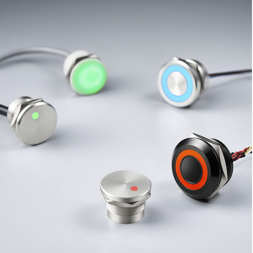 Piezo-Drucktaster - PZ Series - YUEQING DANPU ELECTRIC ( LANGIR ) CO.,LTD. - vandalismussicher / wasserdicht / IP69K