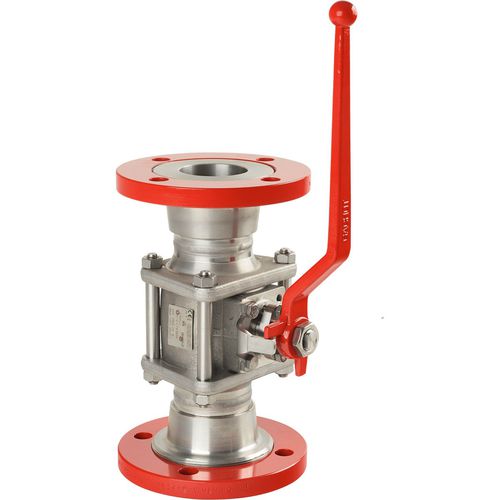 Kugelventil - V16 Gachot® - Sapag Valves - Hebel / Flansch / 3-teilig