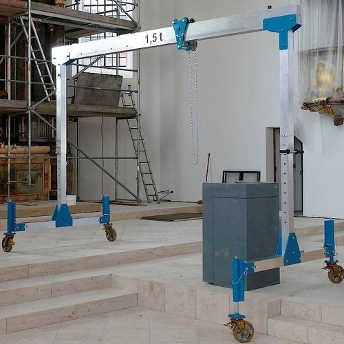 Mobiler Portalkran - 520 - WIMAG GmbH - Aluminium / leicht / höhenverstellbar