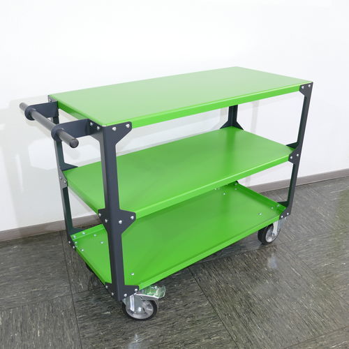Transportwagen - 901 - WIMAG GmbH - Stahl / 3 Ebenen / mit Lenkrolle