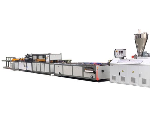 Plattenextrusionsanlage - SJSZ-65/132  - Suzhou ACC Machine Co., Ltd. - Doppelschnecken / für PVC / für WPC