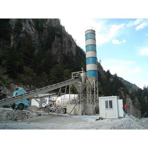 Festinstallierte Betonmischanlage - PDC 100 - Polygonmach - automatisch