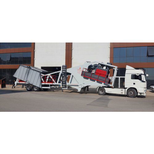 Hydraulischer Betonmischer - Polygonmach - LKW-montiert / automatisch / Einwellen