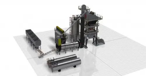 Stationäre Asphaltmischanlage - PBA 60-80 - Polygonmach