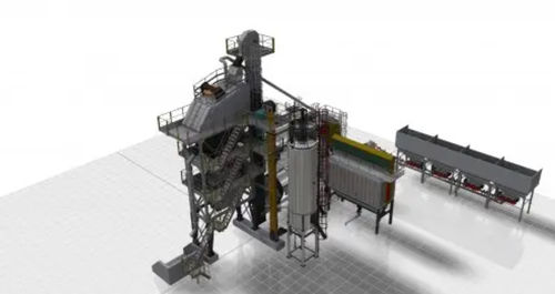 Stationäre Asphaltmischanlage - PBA 120-140 - Polygonmach