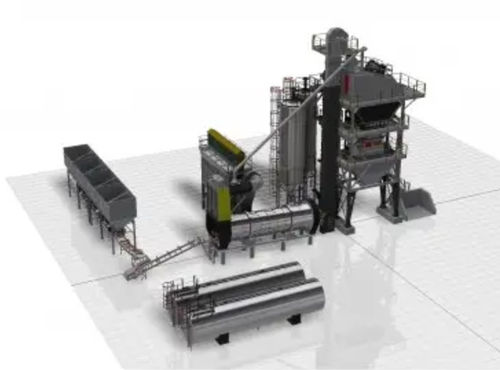 Mobile Asphaltmischanlage - MBA 80-100 - Polygonmach