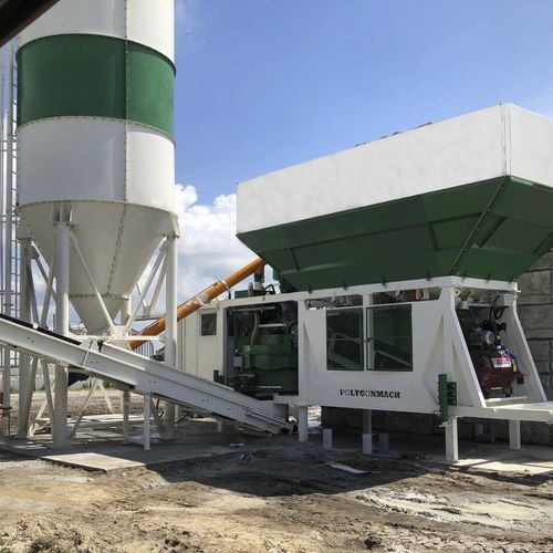 Mobile Betonmischanlage - PAC 30 - Polygonmach