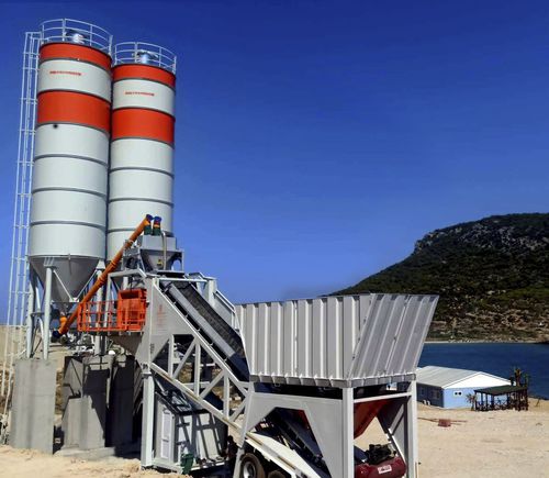 Geschweißter Silo - Polygonmach - für Zement / für Schüttgut / Beton