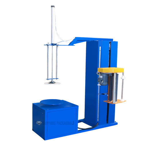 Stretchwickler mit Drehteller - Shandong Sapphire Packaging Machinery - vertikal / automatisch / Paket