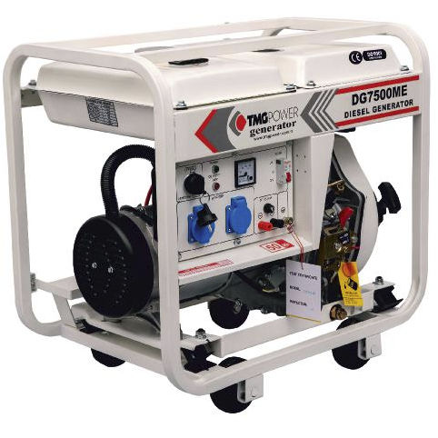 Diesel-Stromaggregat - DG7500TE - TMG POWER - einphasig / 50 Hz / luftgekühlt