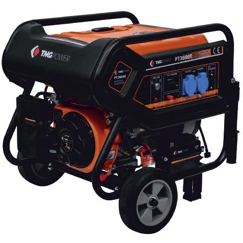 Benzinbetriebenes Stromaggregat - GG3600E - TMG POWER - einphasig / 50 Hz / luftgekühlt