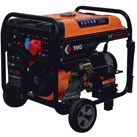 Benzinbetriebenes Stromaggregat - GG7500E3 - TMG POWER - einphasig / 50 Hz / luftgekühlt