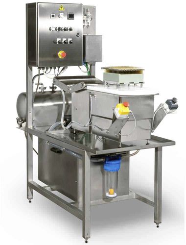 Halbmanuell Füllmaschine - VACFILLER 100 - DEREMAUX - Ampullen / für Flüssigkeiten / für die Lebensmittelindustrie