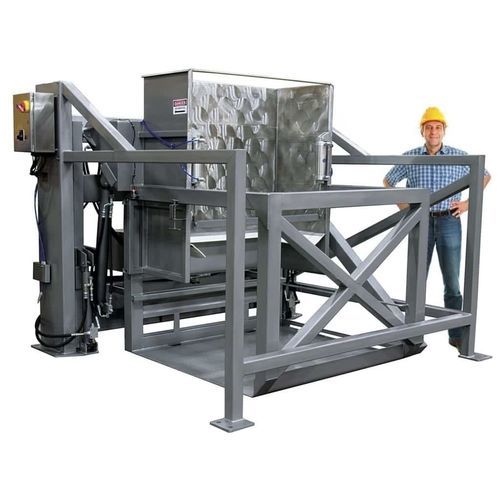 Hydraulischer Kipper - EnSight Solutions - stationär / Edelstahl / für die Lebensmittelindustrie