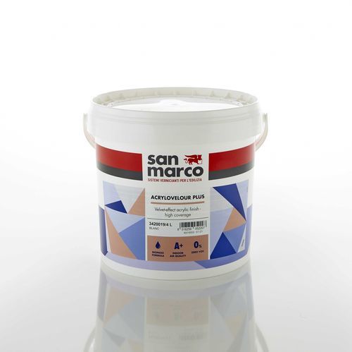 Schnelltrocknende Farbe - Acrylovelour plus - SAN MARCO - Acryl / für Beton / für Wand