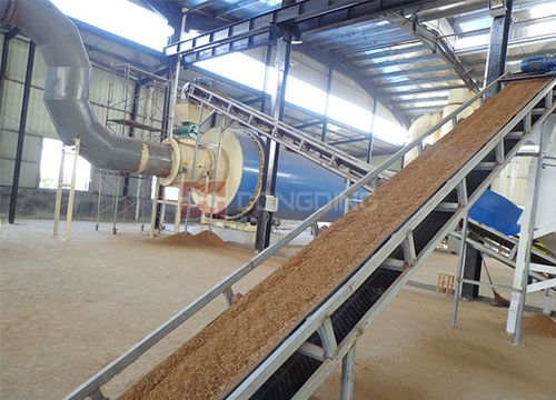 Heißlufttrockner - DDSG2 series - Dongding Machinery - für Sägemehl / drehender / Trommel