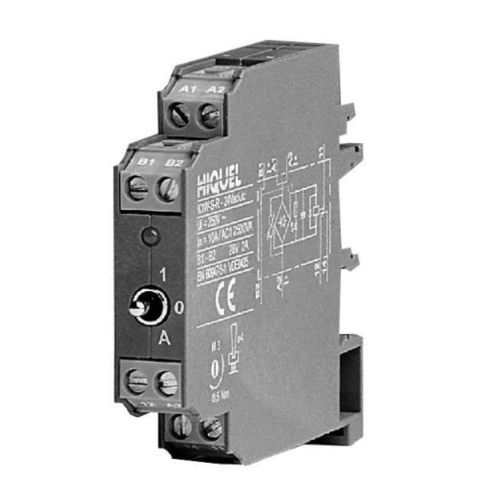 Elektromechanisches Relais / 24 VDC - K1S series  - HIQUEL - 24 V AC / für DIN-Schiene / Schnittstellen