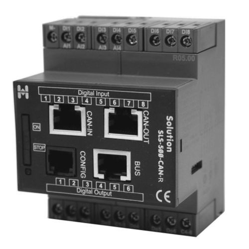 Digitale Kontrolleinheit - SLS-500-CAN-S - HIQUEL - programmierbar / für DIN-Schiene