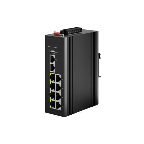 Ethernet-Switch / unmanaged - LN-2308GP-2GE-I - Larch Networks - 8 Ports / PoE / SFP+