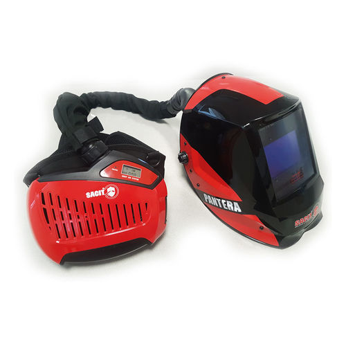 Helm mit Atemluftzufuhr - SACIT