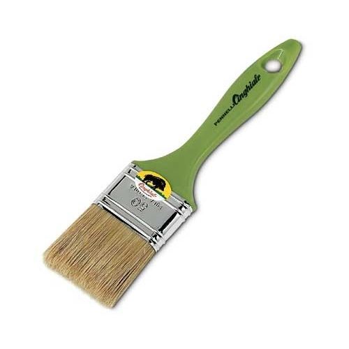 Flacher pinsel - 530 series  - PENNELLI CINGHIALE SRL - mit Kunststoffgriff