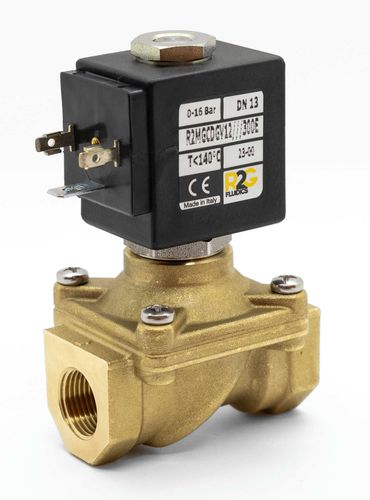 2-Wege-Magnetventil - R2MG NC - R2G Fluidics Srl - direktgesteuert / normal geschlossen / Wasser