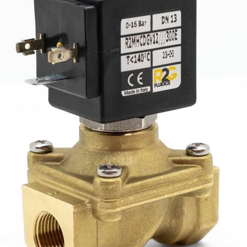 Direktgesteuertes Magnetventil - R2MH NC - R2G Fluidics Srl - 2-Wege / normal geschlossen / Wasser